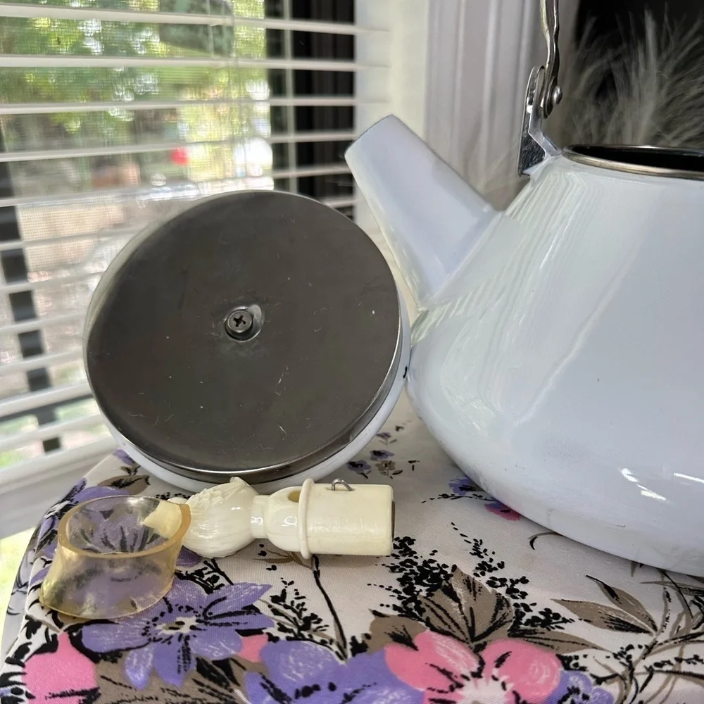 Vintage Enamel Kettle